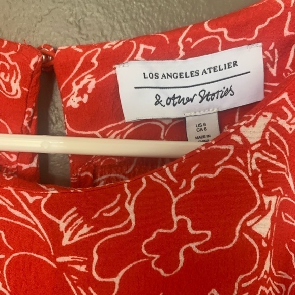 πβ€οΈ & Other Stories Little Red Dress- Medium - Picture 8 of 10